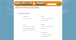 Desktop Screenshot of onemilliongames.com